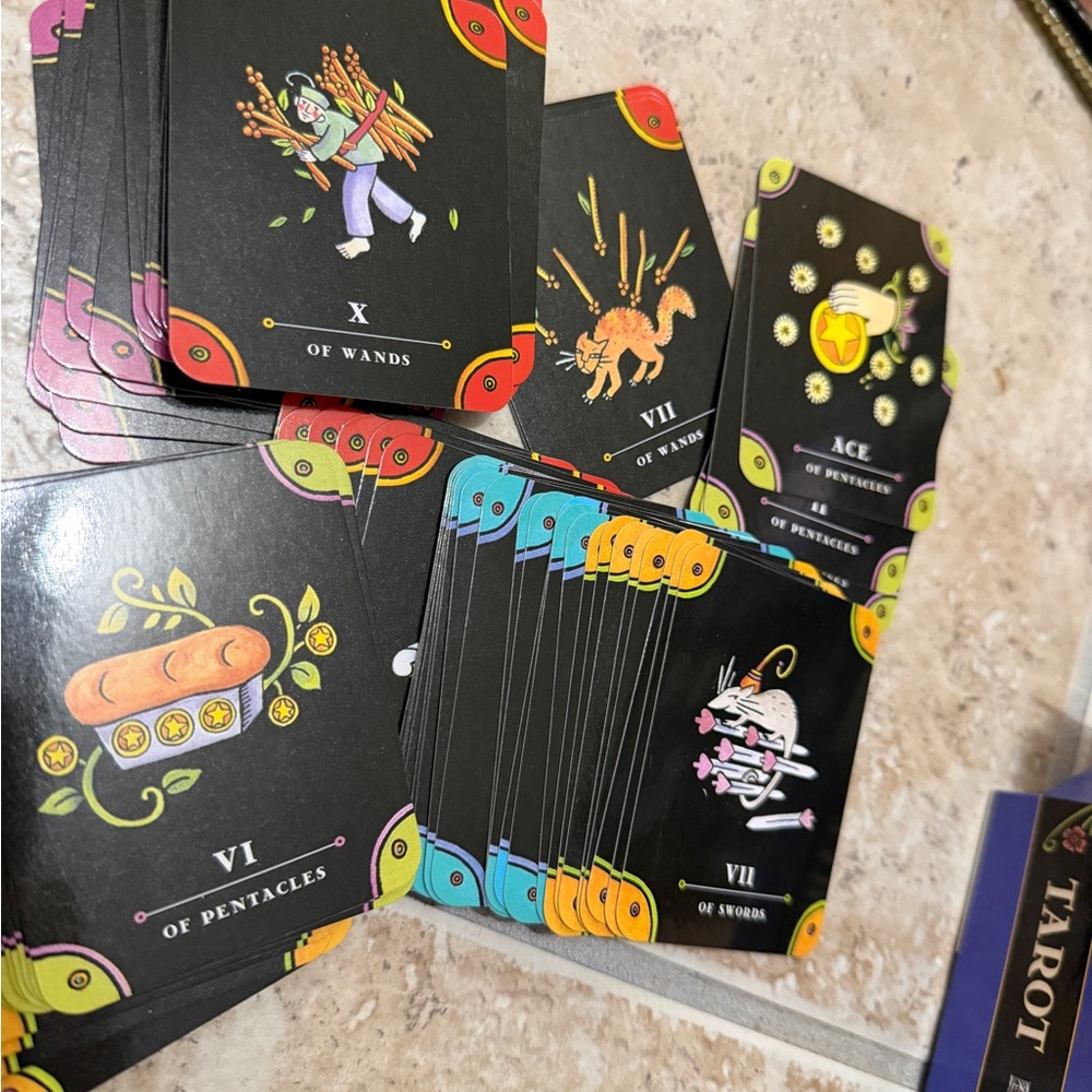 Mini Tarot Card Deck Complete Kit w/ Guidebook – Running Press Mega Mini Kit Set - Picture 4 of 8